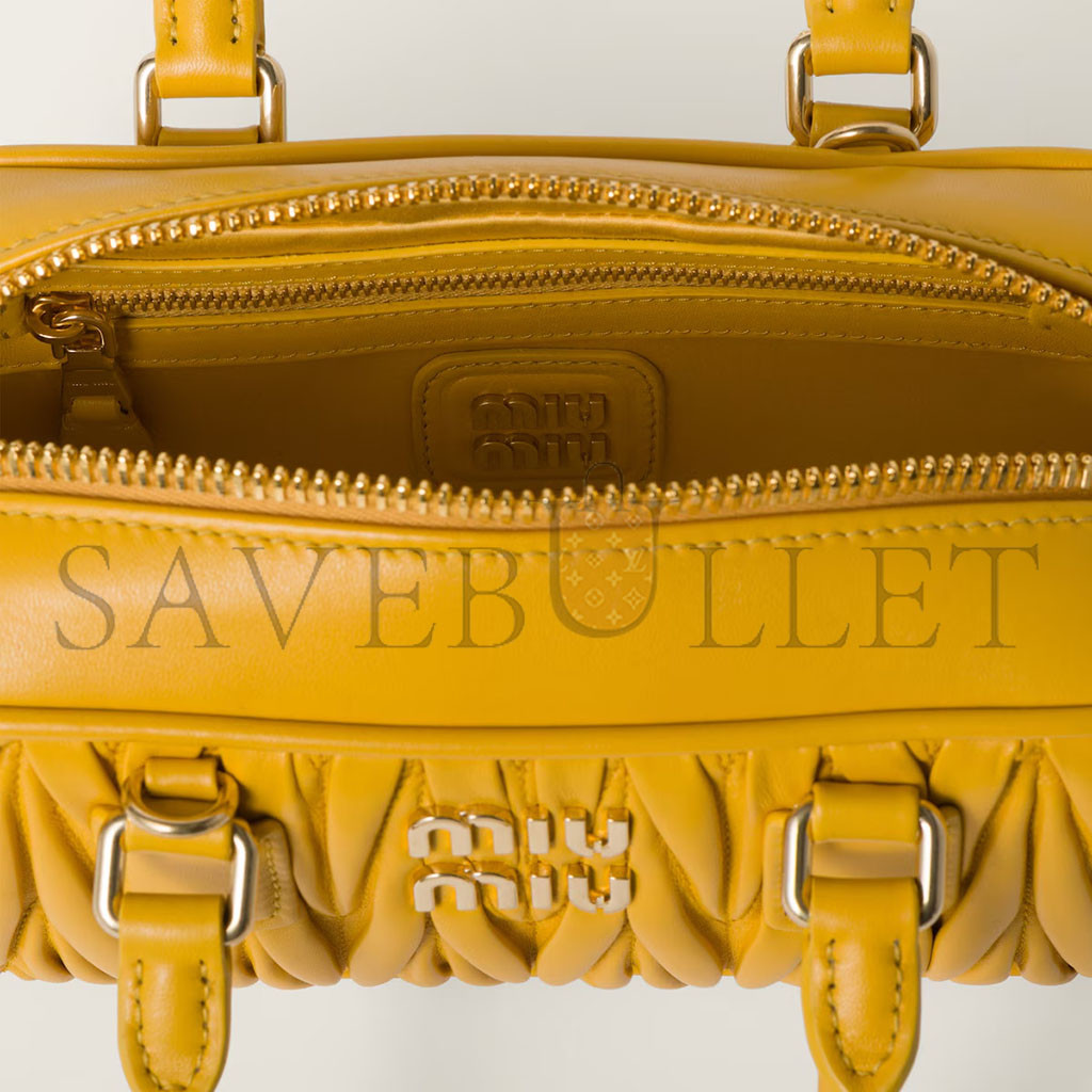 MIU MIU ARCADIE MATELASSÉ NAPPA LEATHER BAG 5BB142 (22*10.5*7.5cm) MIU MIU ARCADIE MATELASSÉ NAPPA LEATHER BAG 5BB142 (22*10.5*7.5cm)
